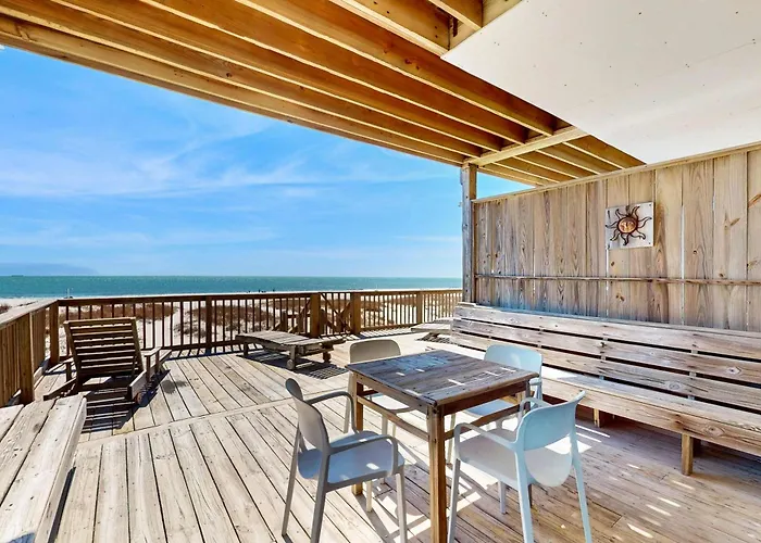 Two Homes In One - Beachfront Gulf-view Decks Ac & Washer Dryers * Gulf Shores